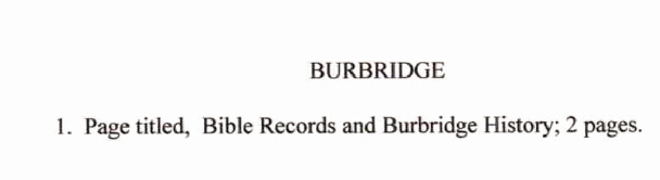 Burbrige